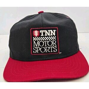 Vintage TNN Motorsports Hat 90s Racing Nashville NASCAR Snapback Cap